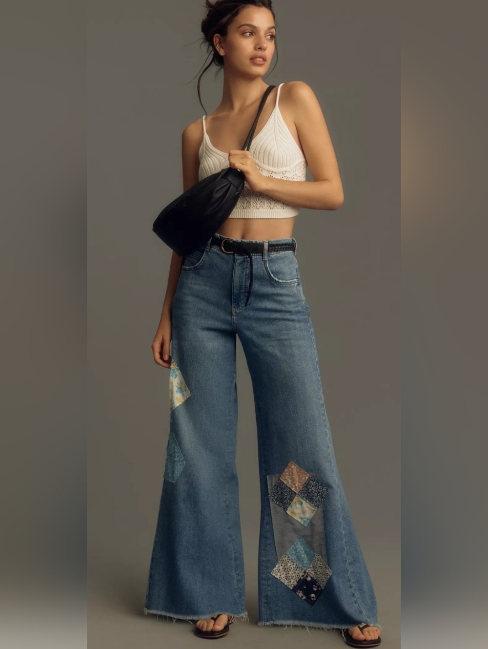Pilcro Patchwork Adi Jeans, Midrise, Size 28, New With Tags...SOLD OUT - Picture 1 of 4